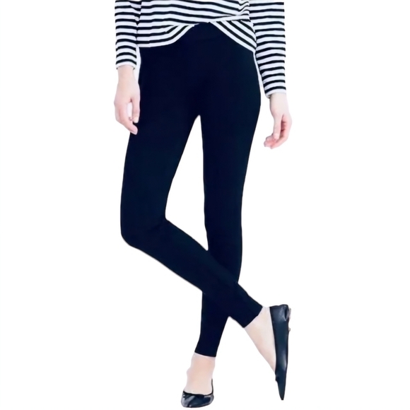 J.Crew Pixie Pants Dark Blue Leggings With Zip Up Back Size 00R - Picture 3 of 12